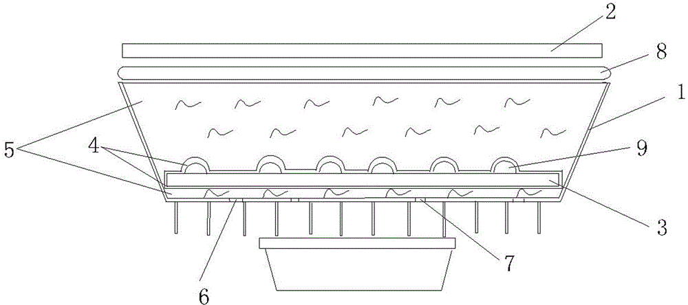 Oil-cooling-method LED (light-emitting diode) lamp manufacturing method and LED lamp thereof