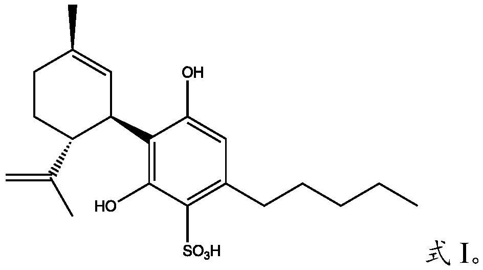 Cannabidiol-3-sulfonic acid, preparation method and application thereof, and cannabidiol derivative