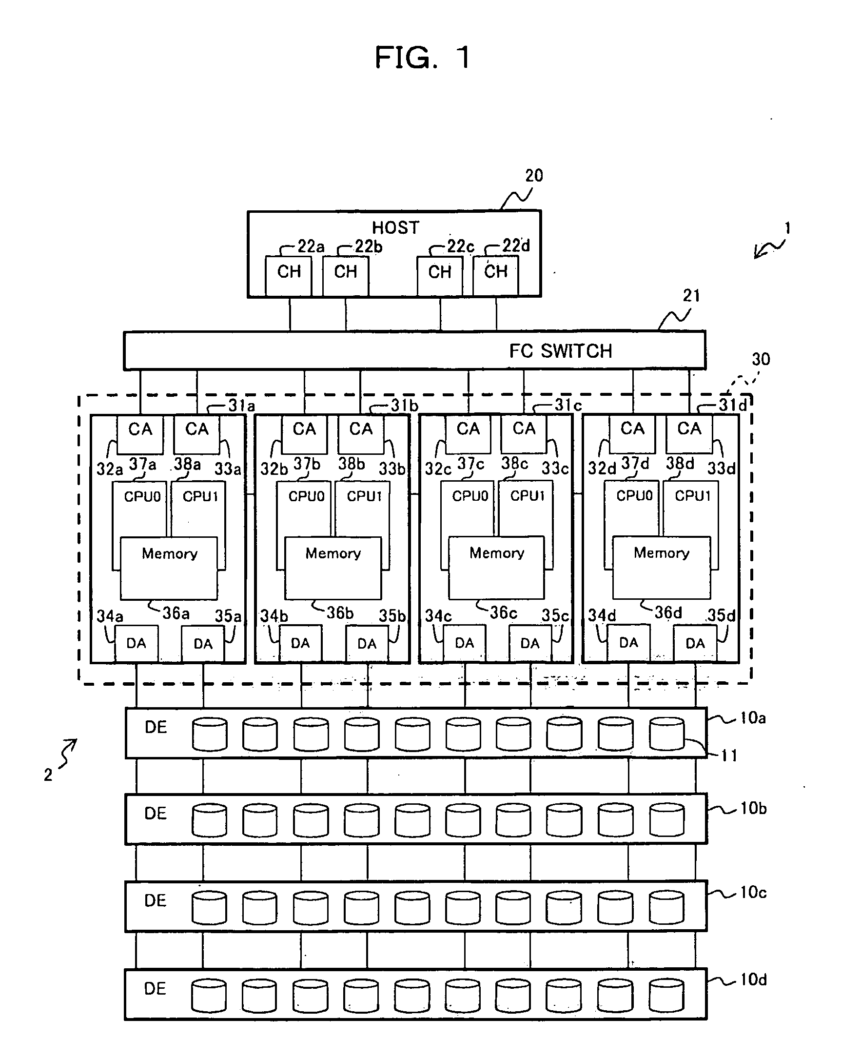 Control apparatus, storage system, and memory controlling method