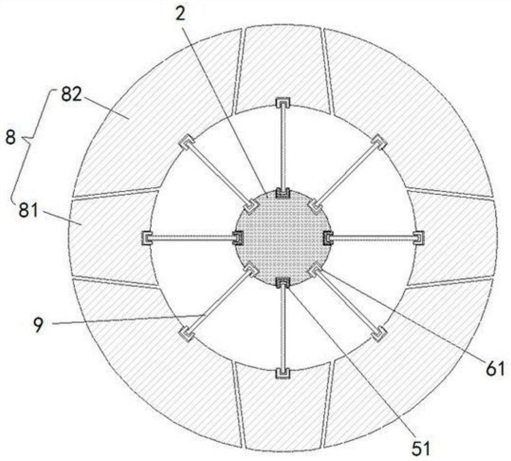 A pericardial effusion positioning and deriving mechanism