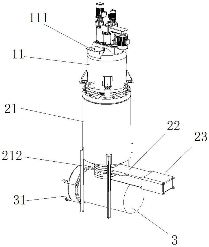 Solid waste recovery treatment device