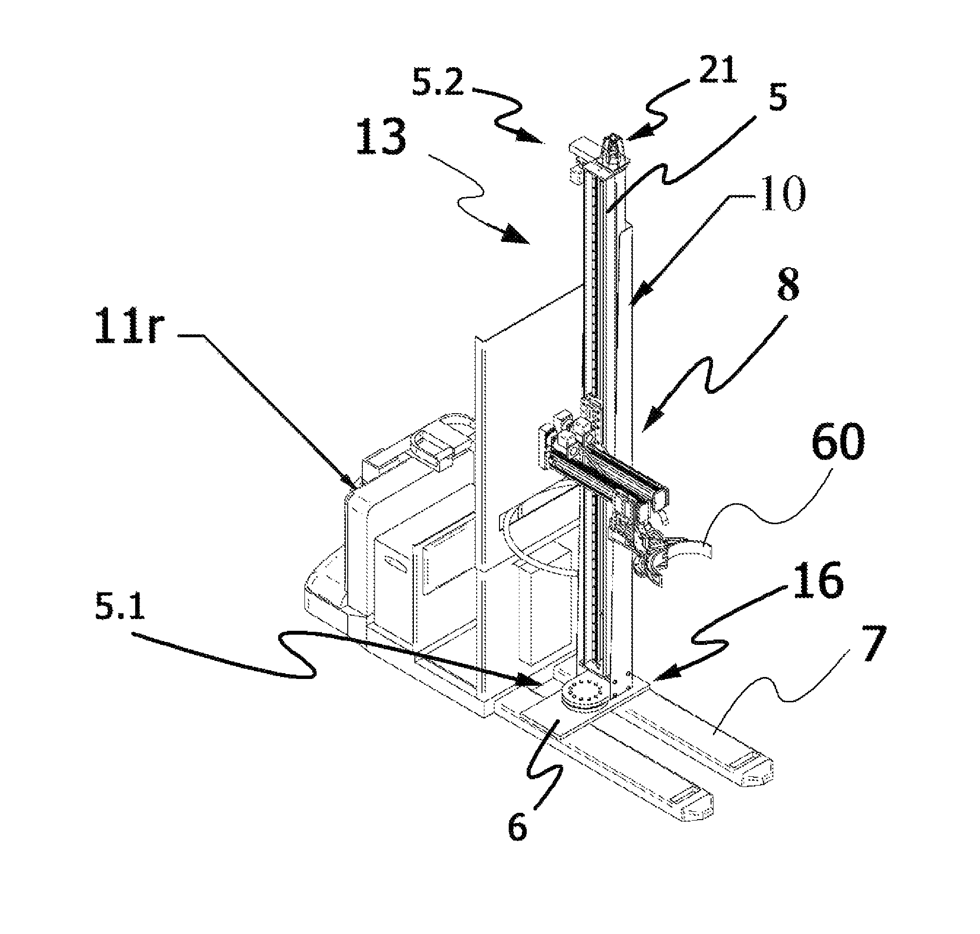 Portable transfer apparatus for moving items