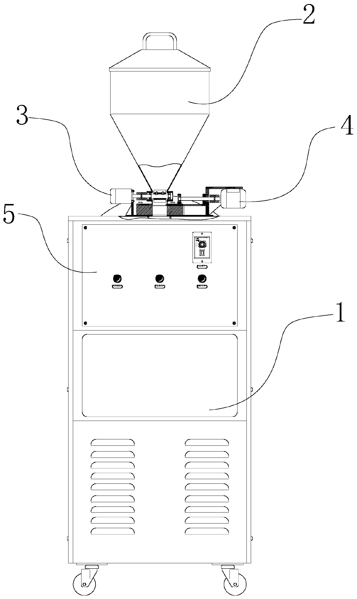 Full-automatic dust generating device