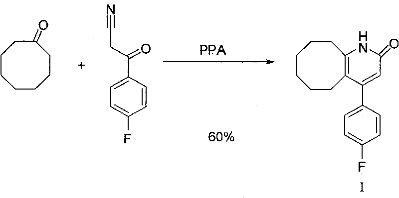 Preparing method of blonanserin intermediate