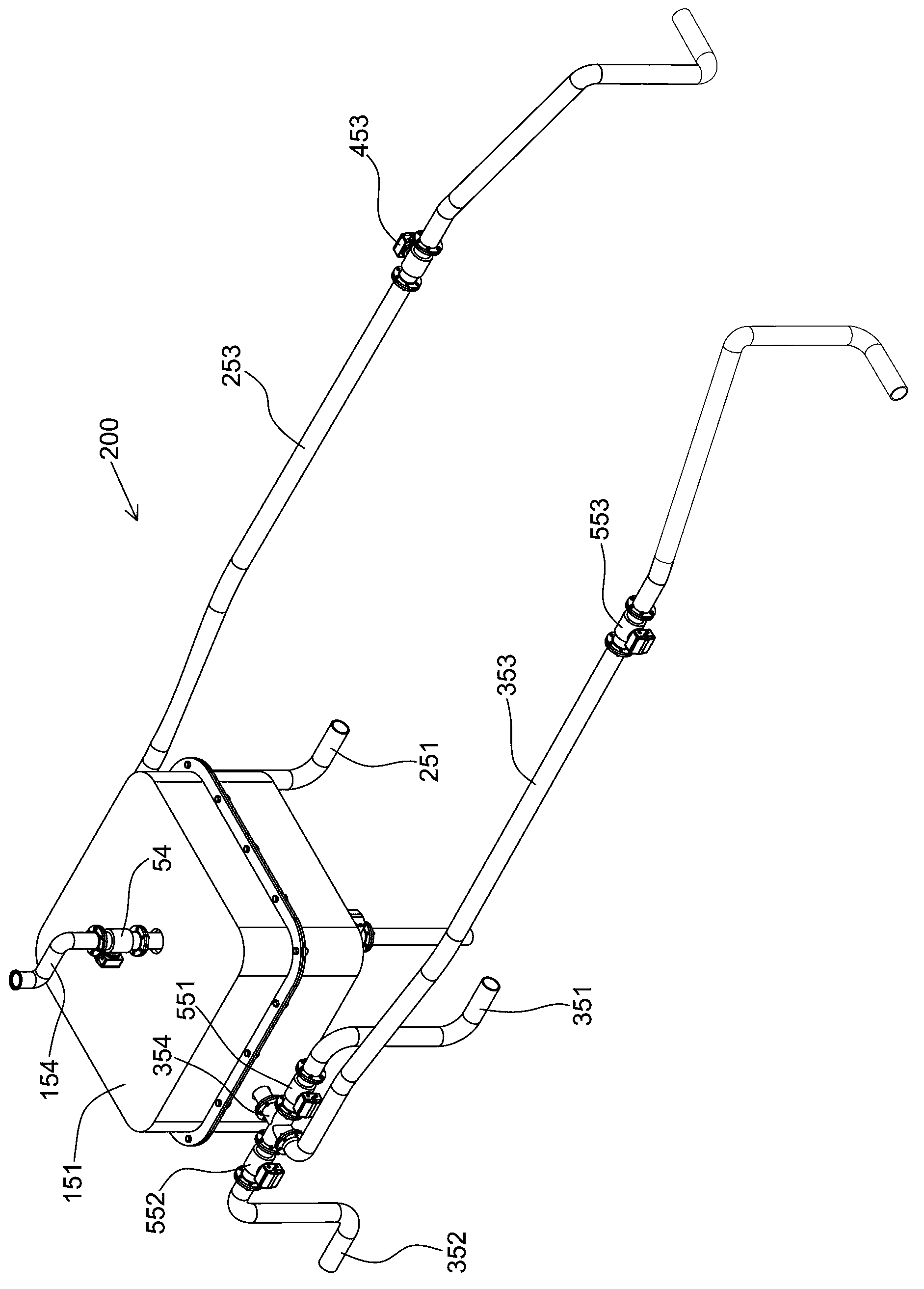 Water spray propulsion unit for ship