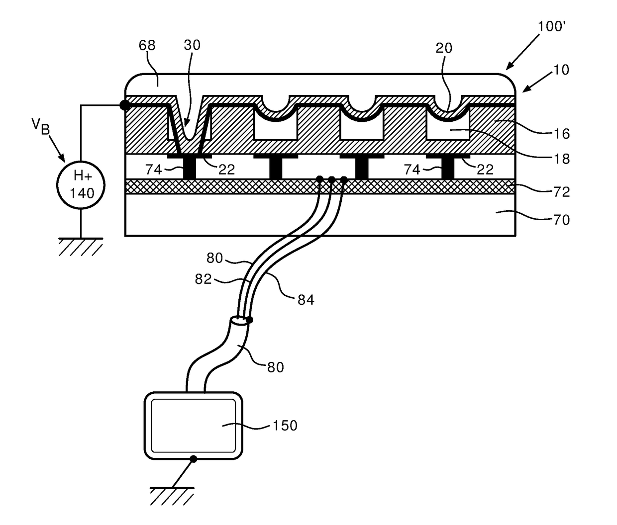 Capacitive micromachined ultrasonic transducers with overcurrent ...