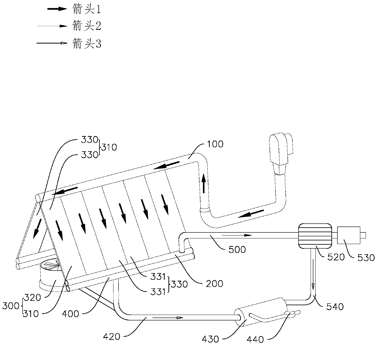Series connection type air humidity mixed cooling system, air cooling island system and cooling method
