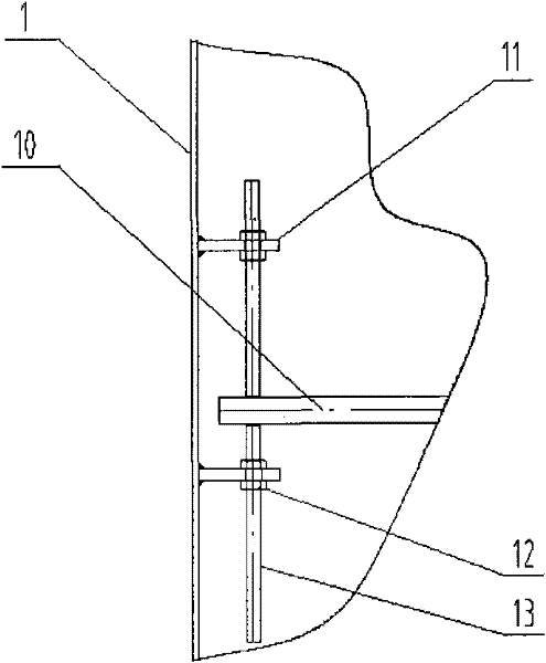 Device and process for homogenizing fabric dust collecting electrode surface water film