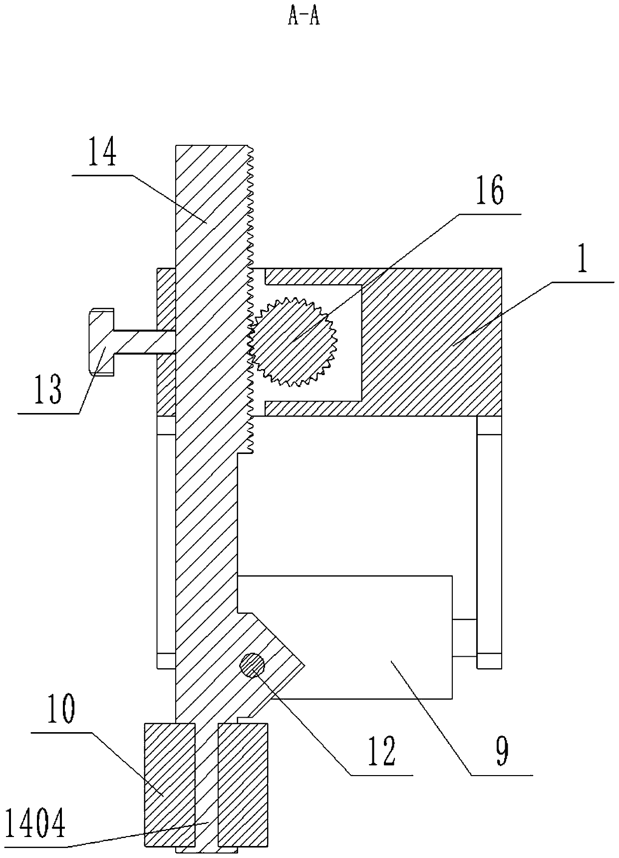 A deburring device capable of adjusting the size of the chamfer
