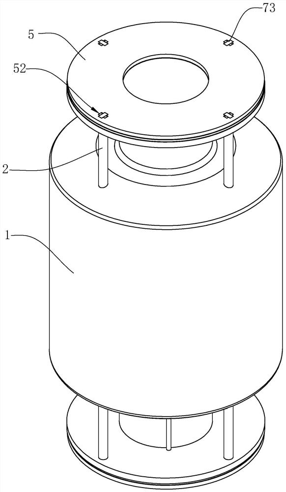 A diaphragm pressure tank with joint sealing structure