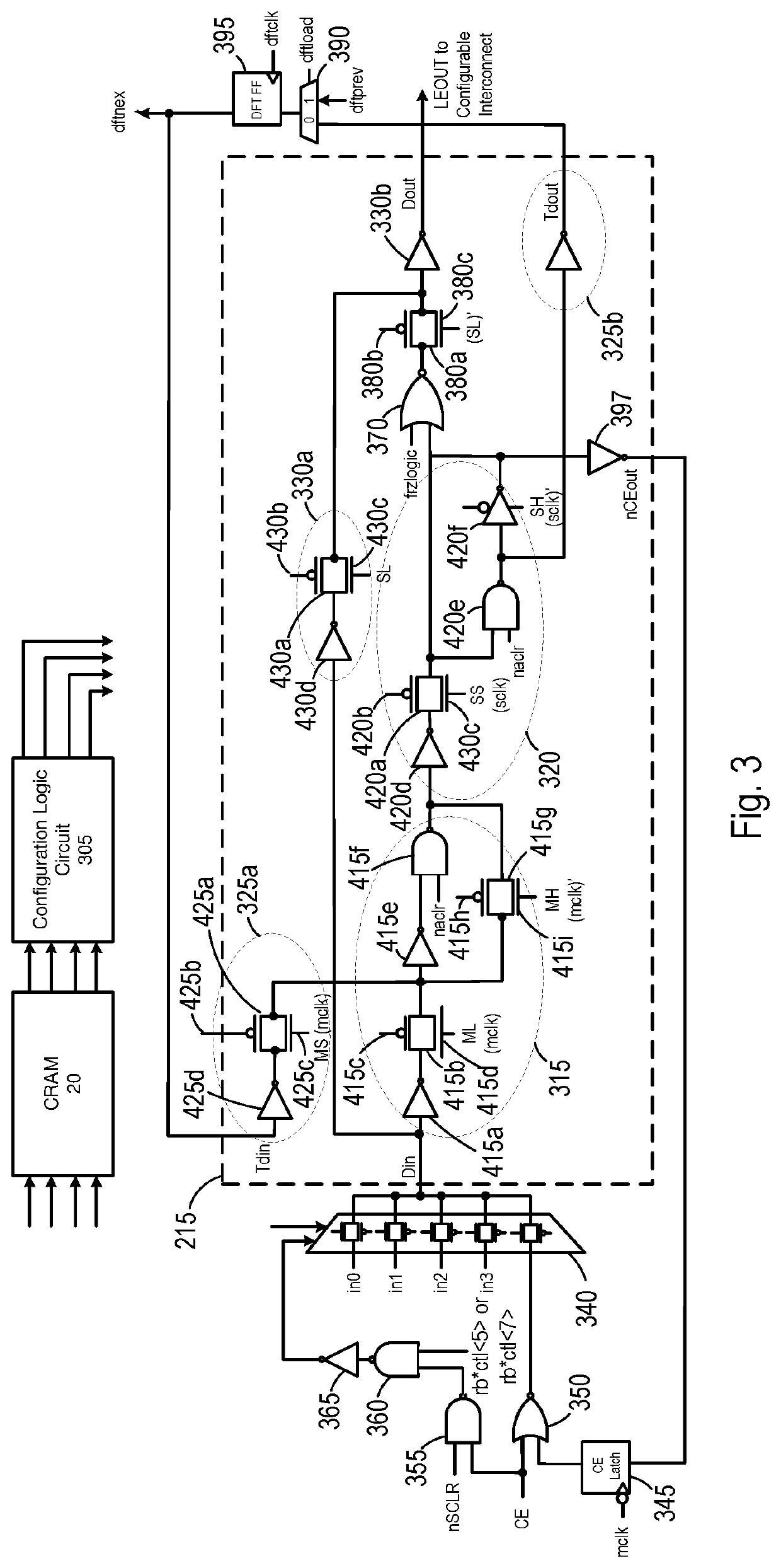 Quick Configurable Universal Register for a Configurable Integrated Circuit Die