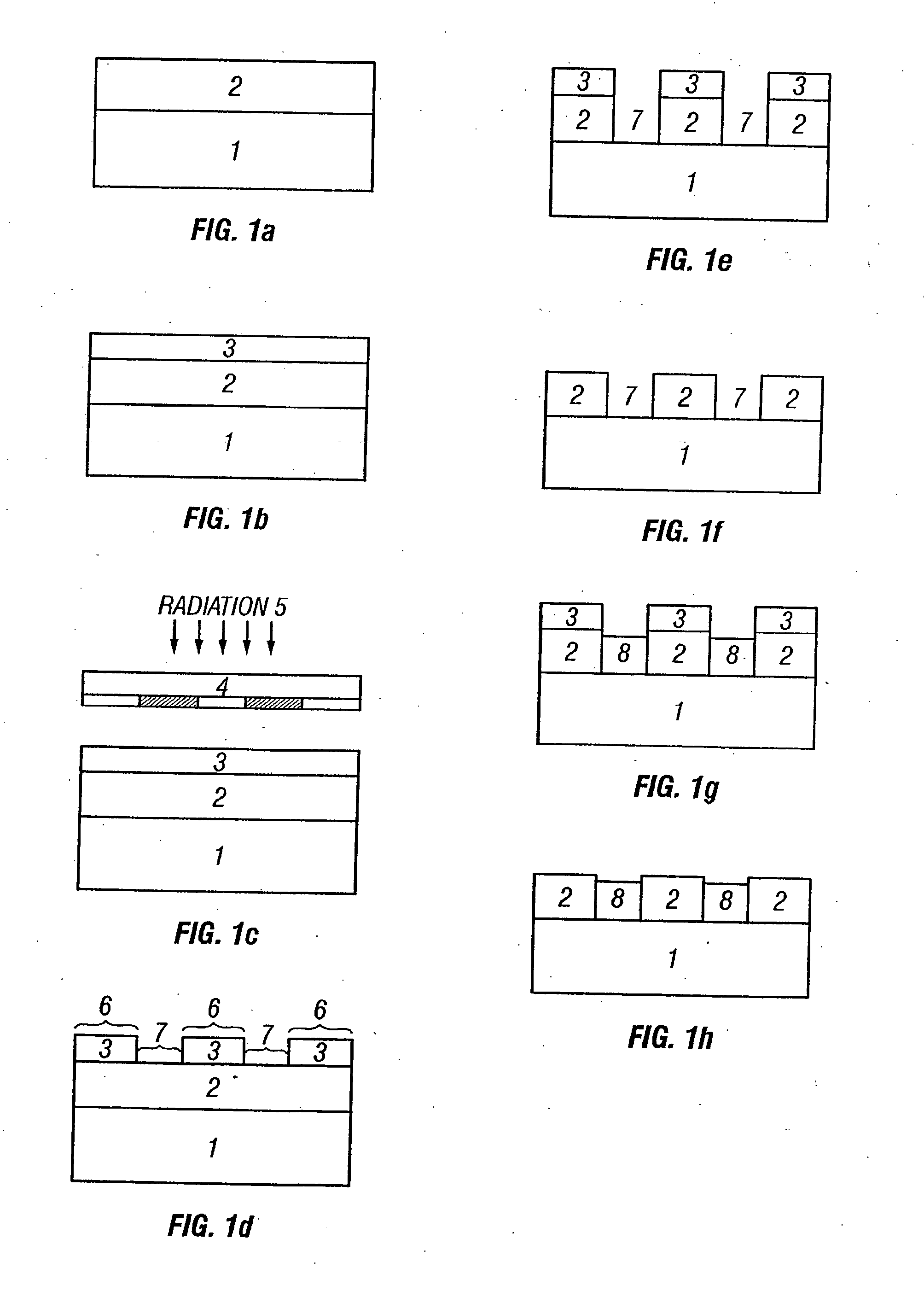 Periodic patterns and technique to control misalignment between two layers