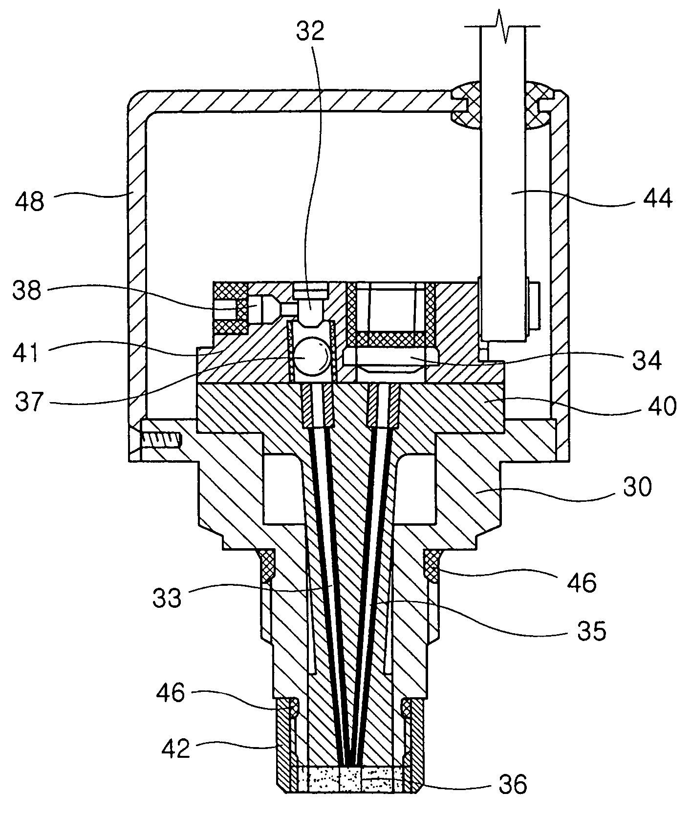 Method and device for monitoring oil oxidation in real time by measuring fluorescence