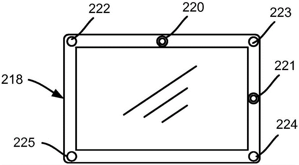 Eye gaze detection with multiple light sources and sensors