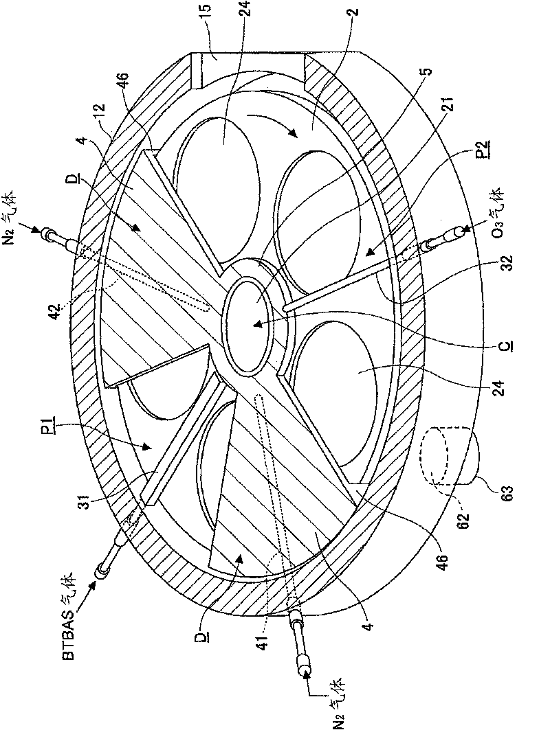 Gas injector and film deposition apparatus