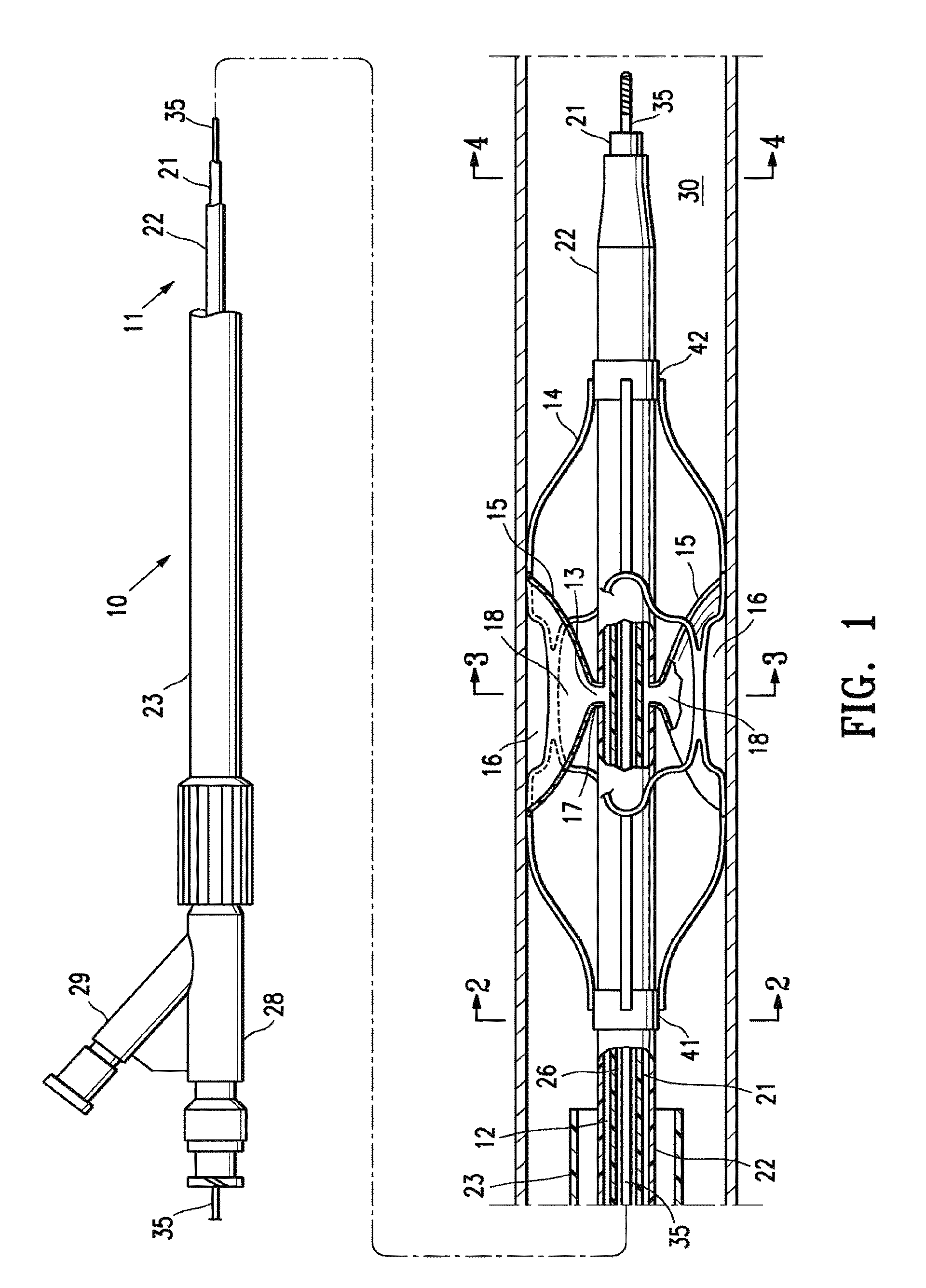 Perfusion catheter having array of funnel shaped membranes
