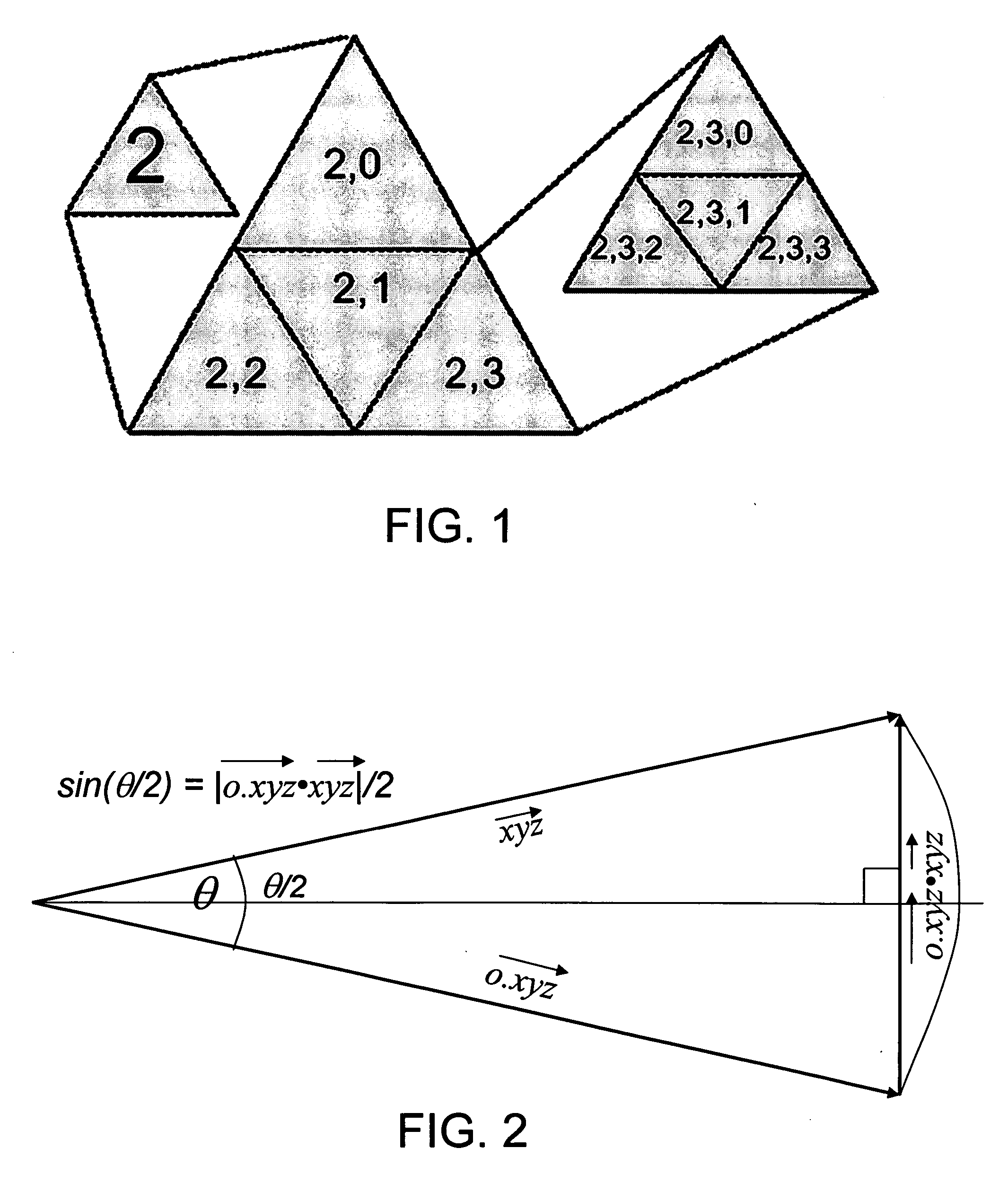 System and process for identifying objects and/or points nearby a given object or point