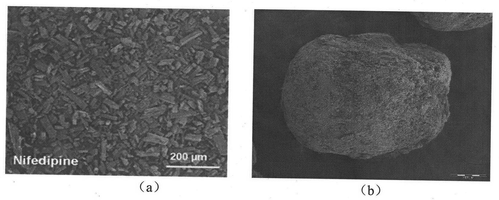 Crystal separating drug sustained-release microspherule and preparation method thereof