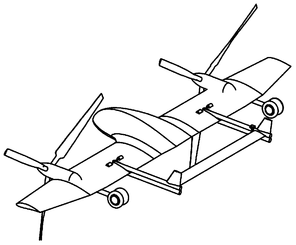 Retractable tail boom undercarriage of tail sitter type vertical takeoff and landing aircraft