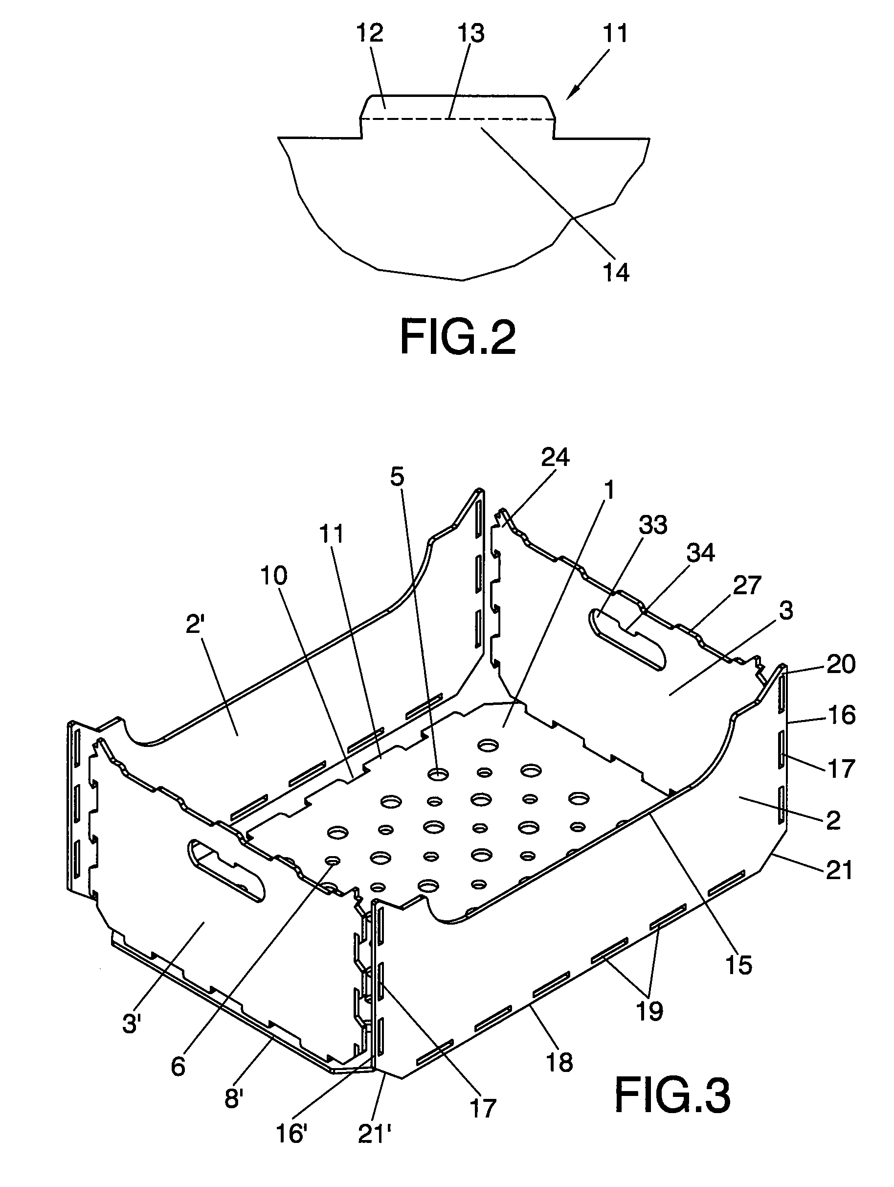 Single-material package for containing fruit and vegetable produce with lid