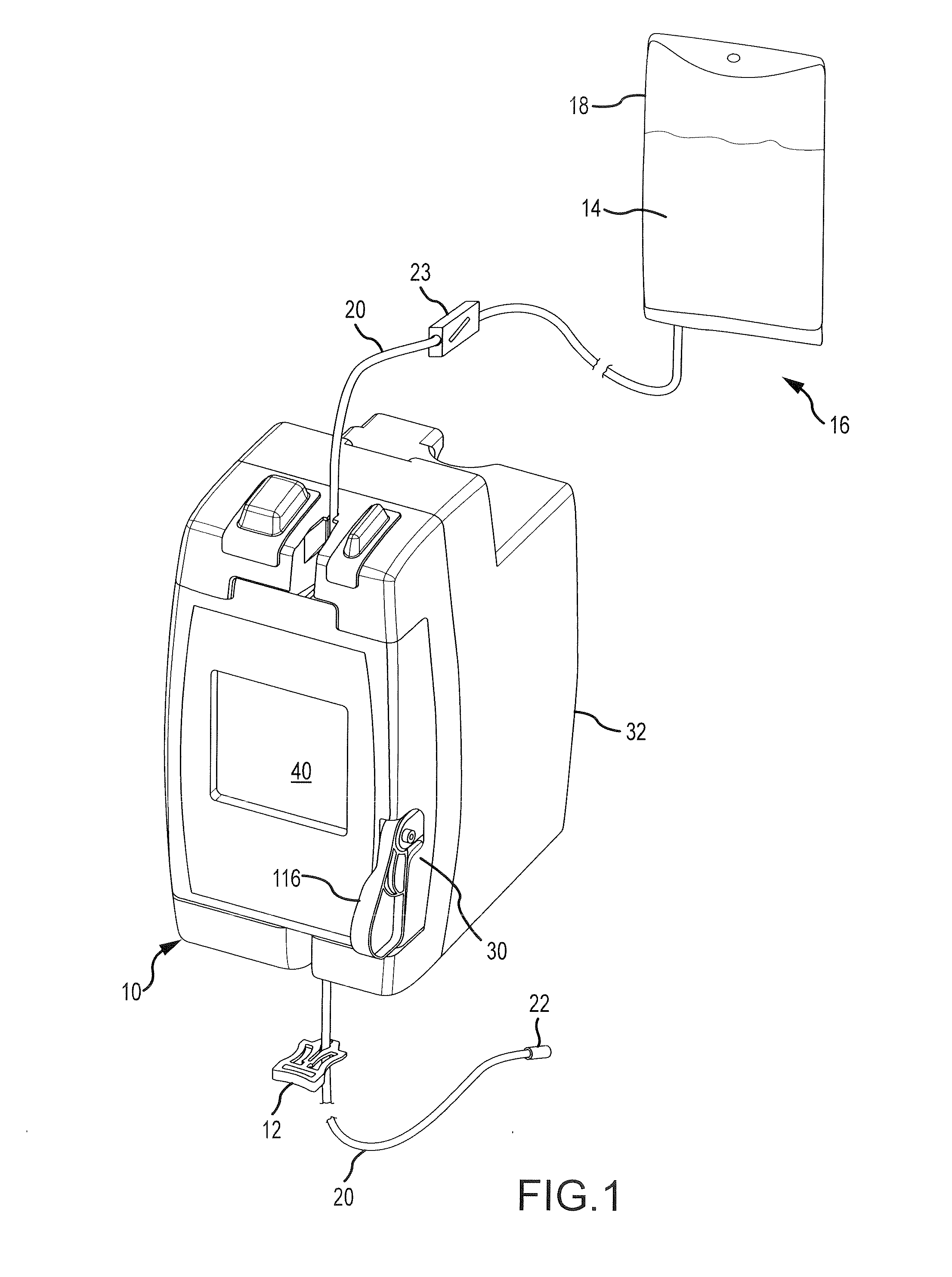 Infusion Pump and Method Which Inhibits Unintended Tubing Withdrawal