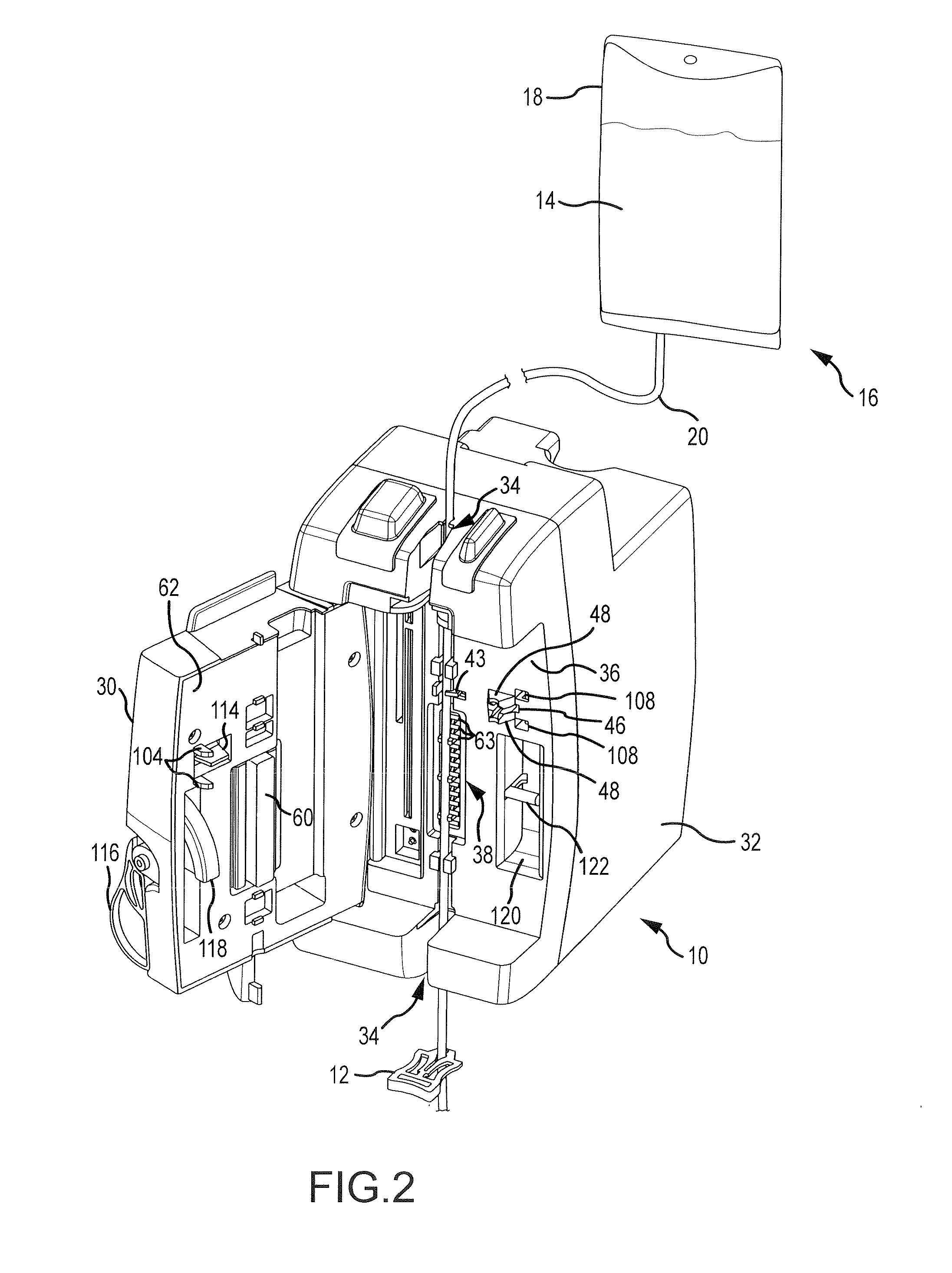 Infusion Pump and Method Which Inhibits Unintended Tubing Withdrawal