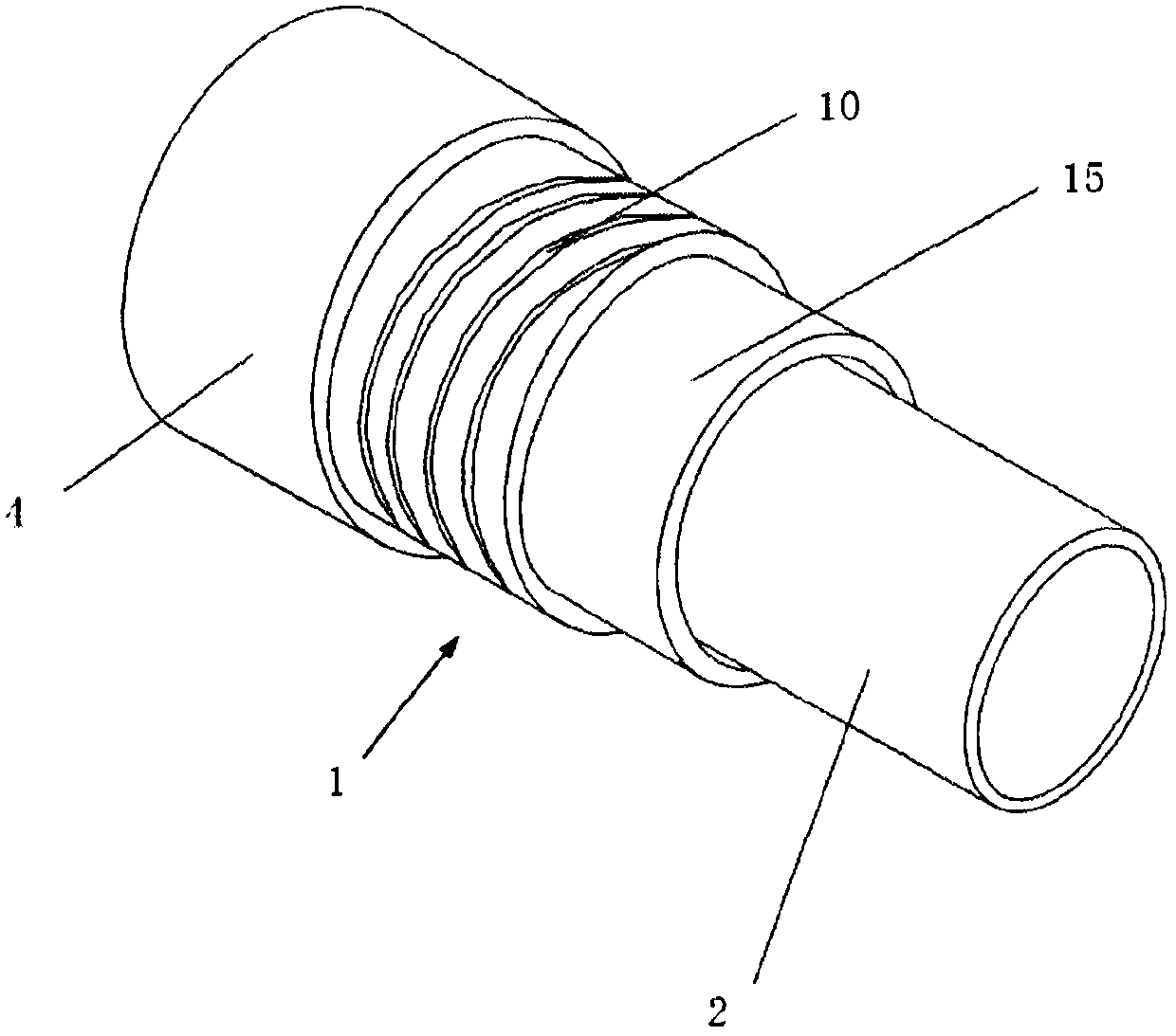 A buckle arrester for pipe in deep water pipe based on t-section deformation element