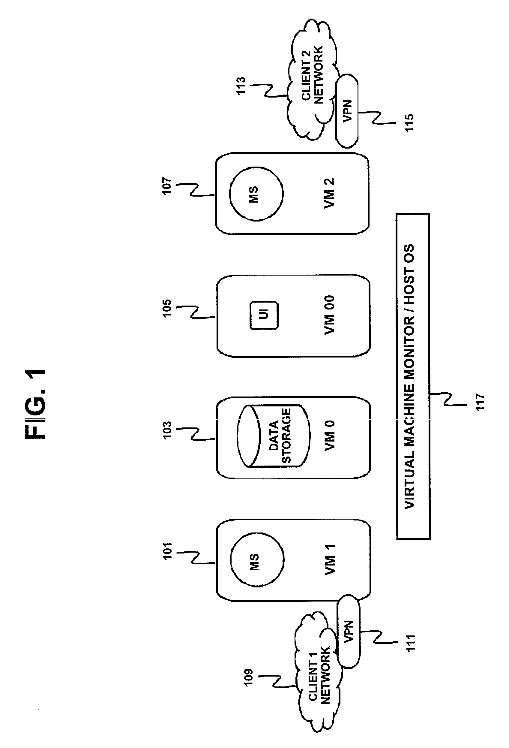 Method, Apparatus And Computer Program Product Implementing Multi-Tenancy For Network Monitoring Tools Using Virtualization Technology