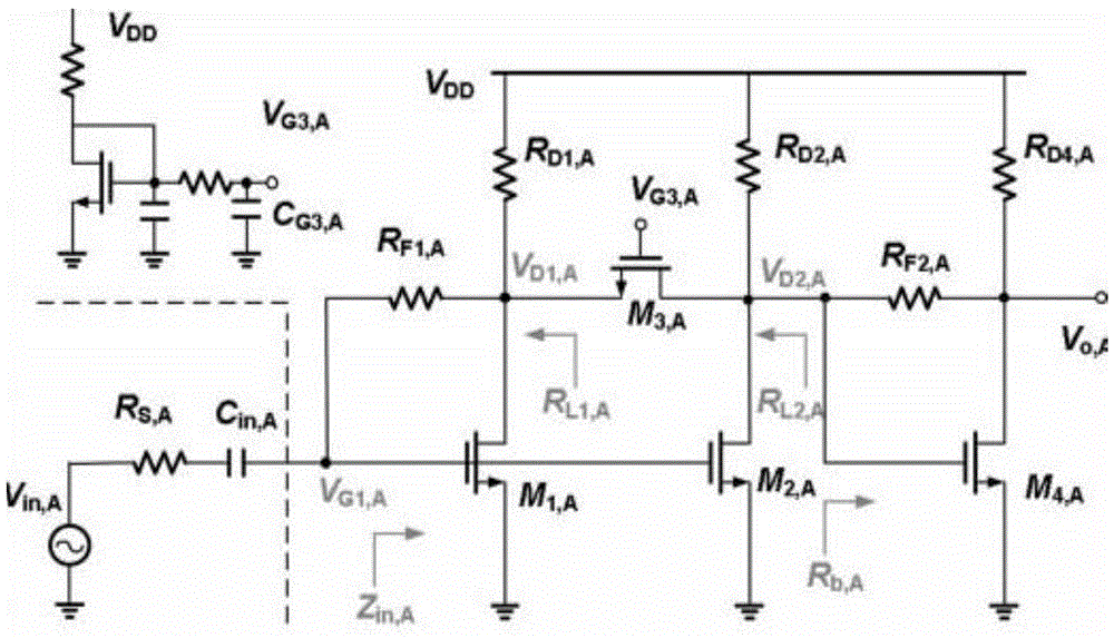 A low noise mixer circuit