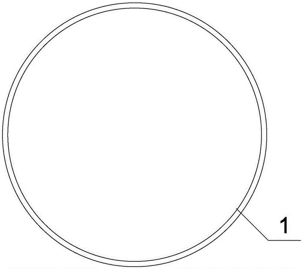 Machining method of conical round steel pipe