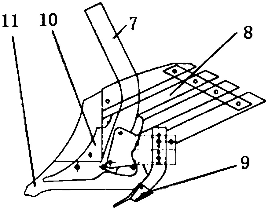 Plough capable of achieving surface ploughing and deep digging