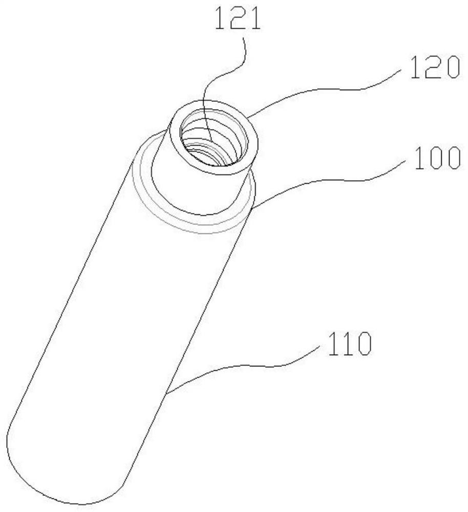 Replaceable device capable of being rapidly installed and replaceable dropper bottle