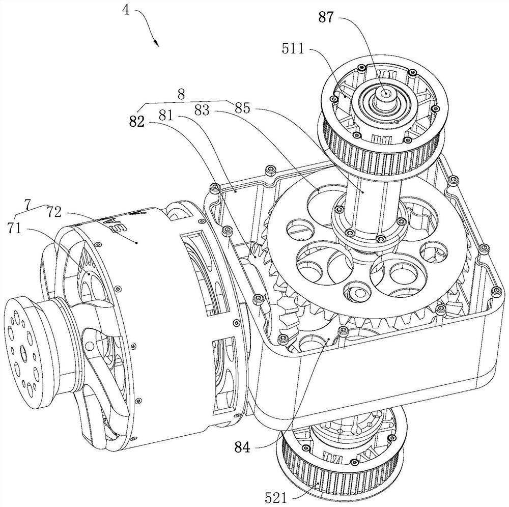 Coaxial helicopter capable of reducing kinetic energy loss of spin forced landing