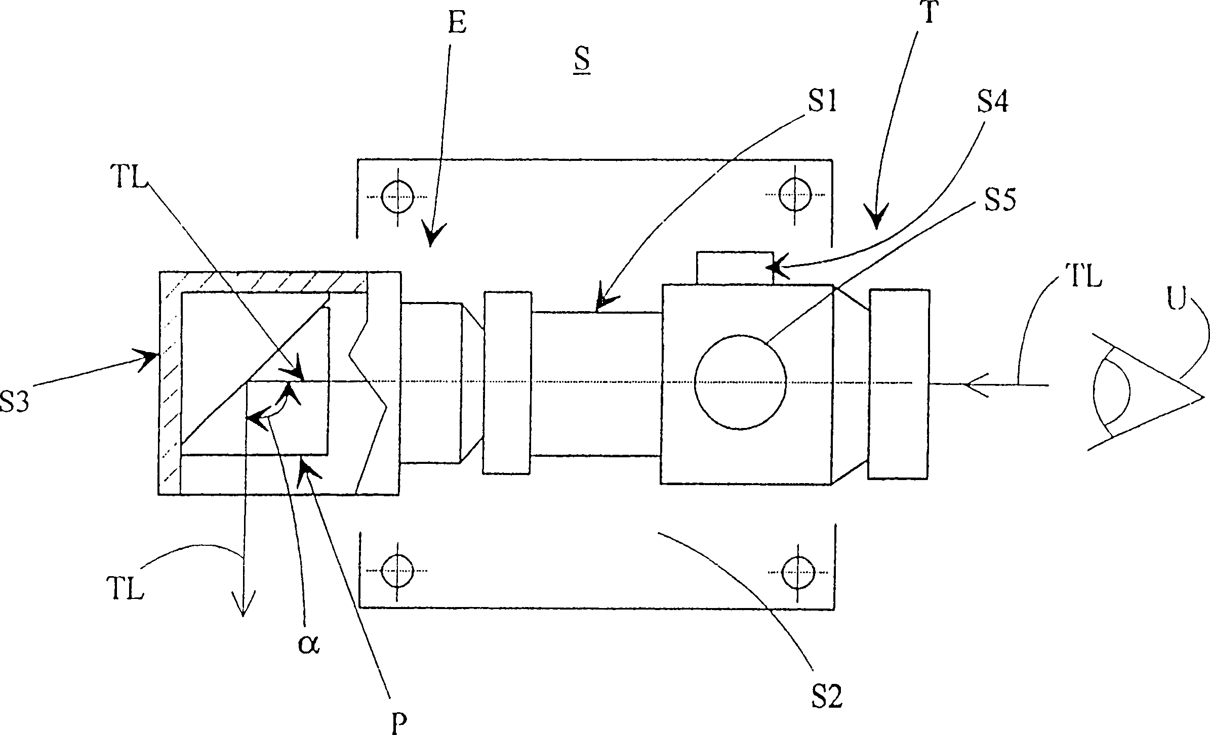Arrangement for aiming a radio link antenna