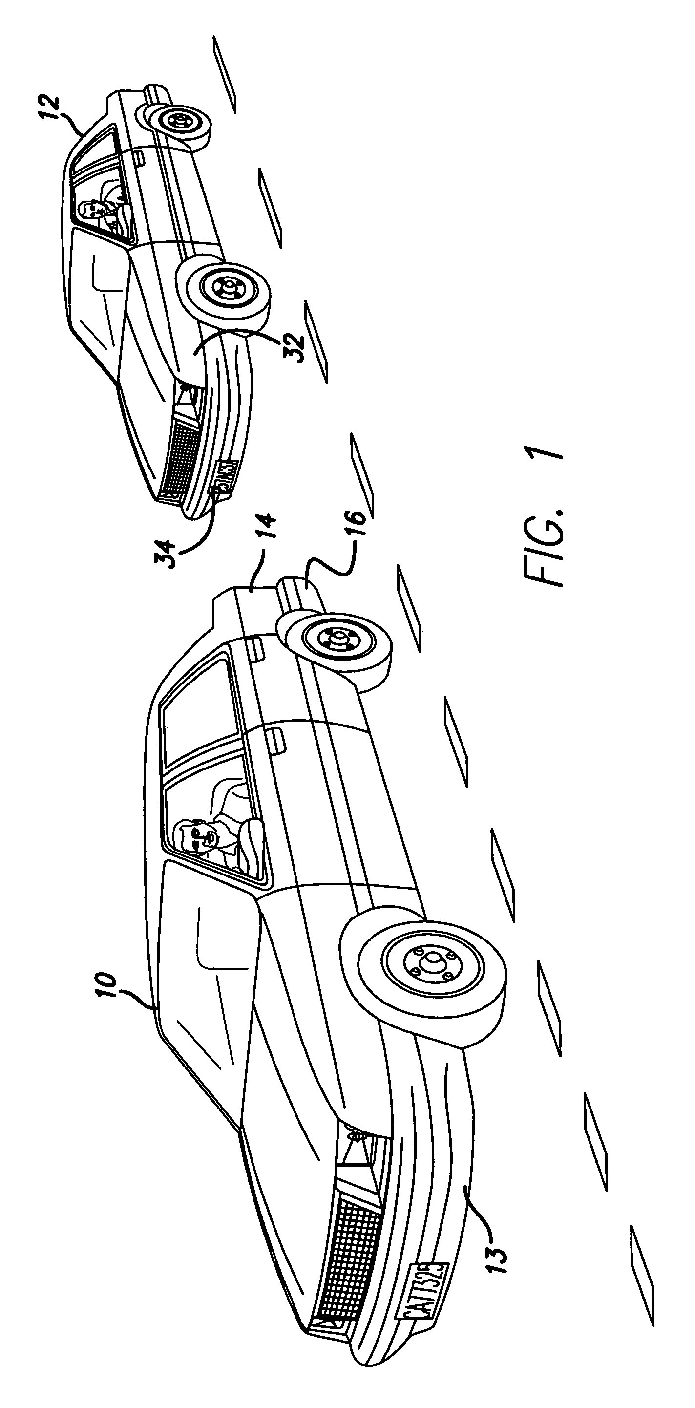 Vehicle tailgating detection system