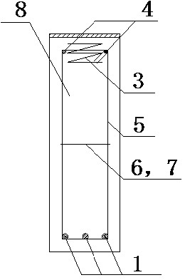 Steel bar arrangement method and steel bar arrangement device for reinforced concrete deep beam