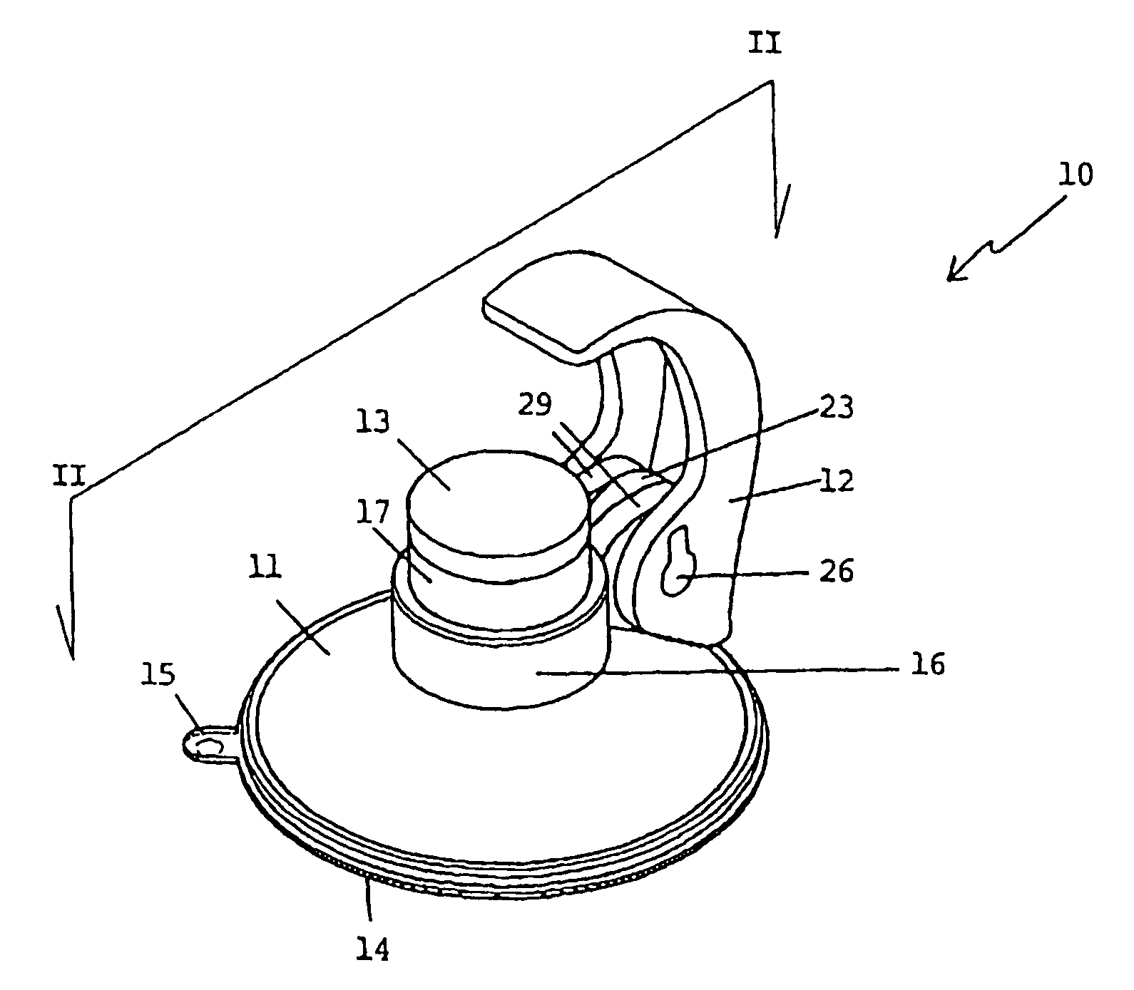 Suction-adhesive device