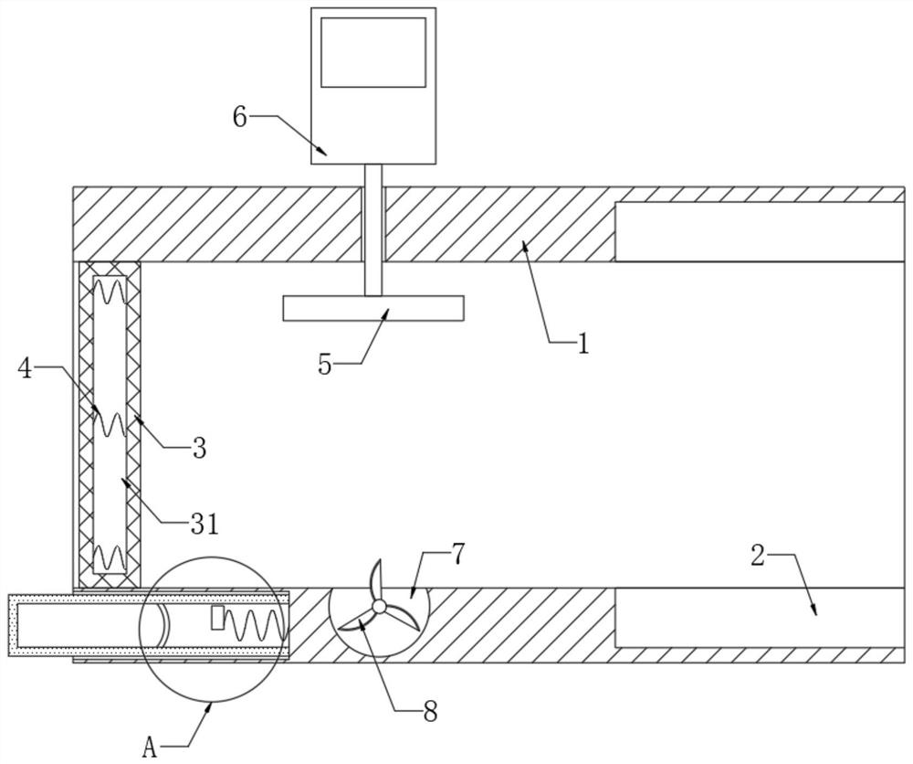 Detection device for expressway electromechanical equipment