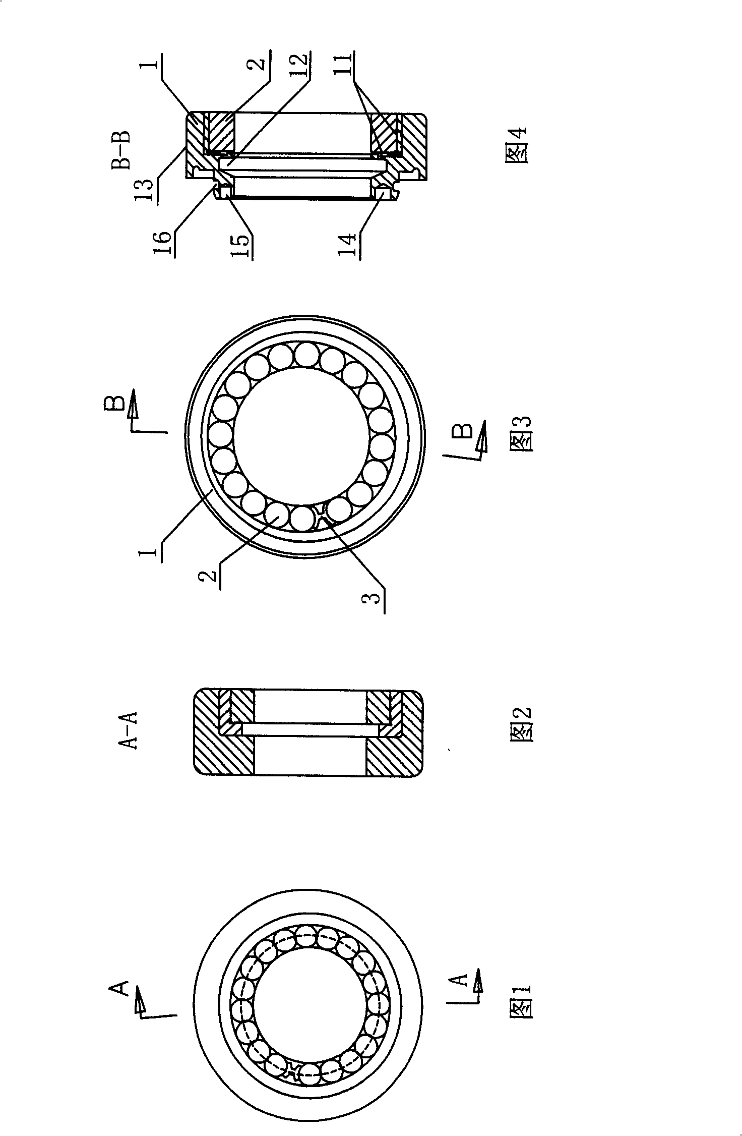 Heavy-duty car direction converter bearing and its manufacturing technique