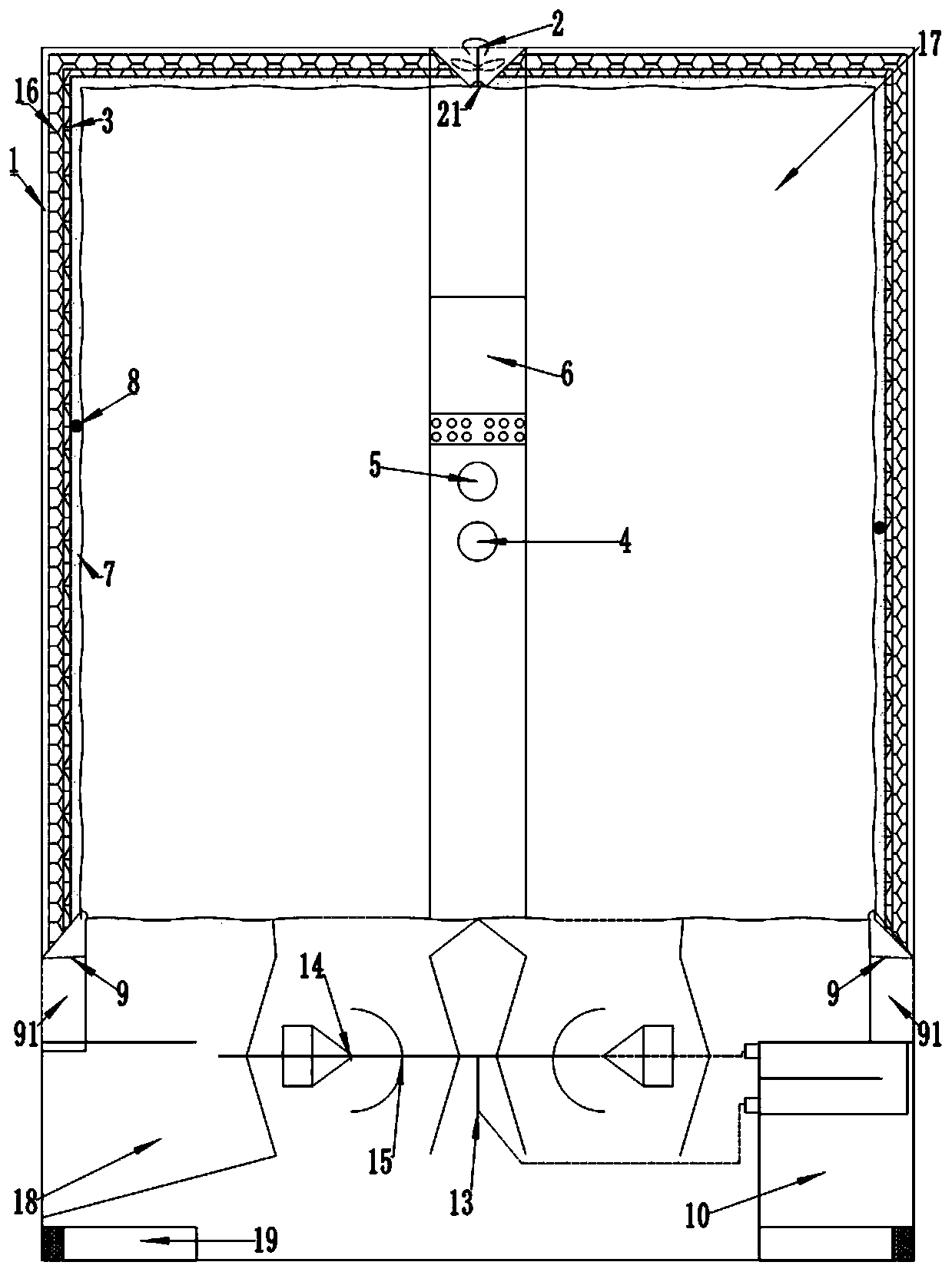 Smart wardrobe and shoe cabinet clean controller