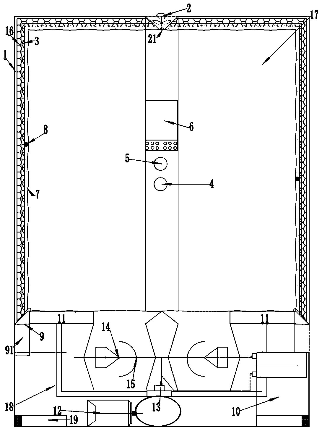 Smart wardrobe and shoe cabinet clean controller