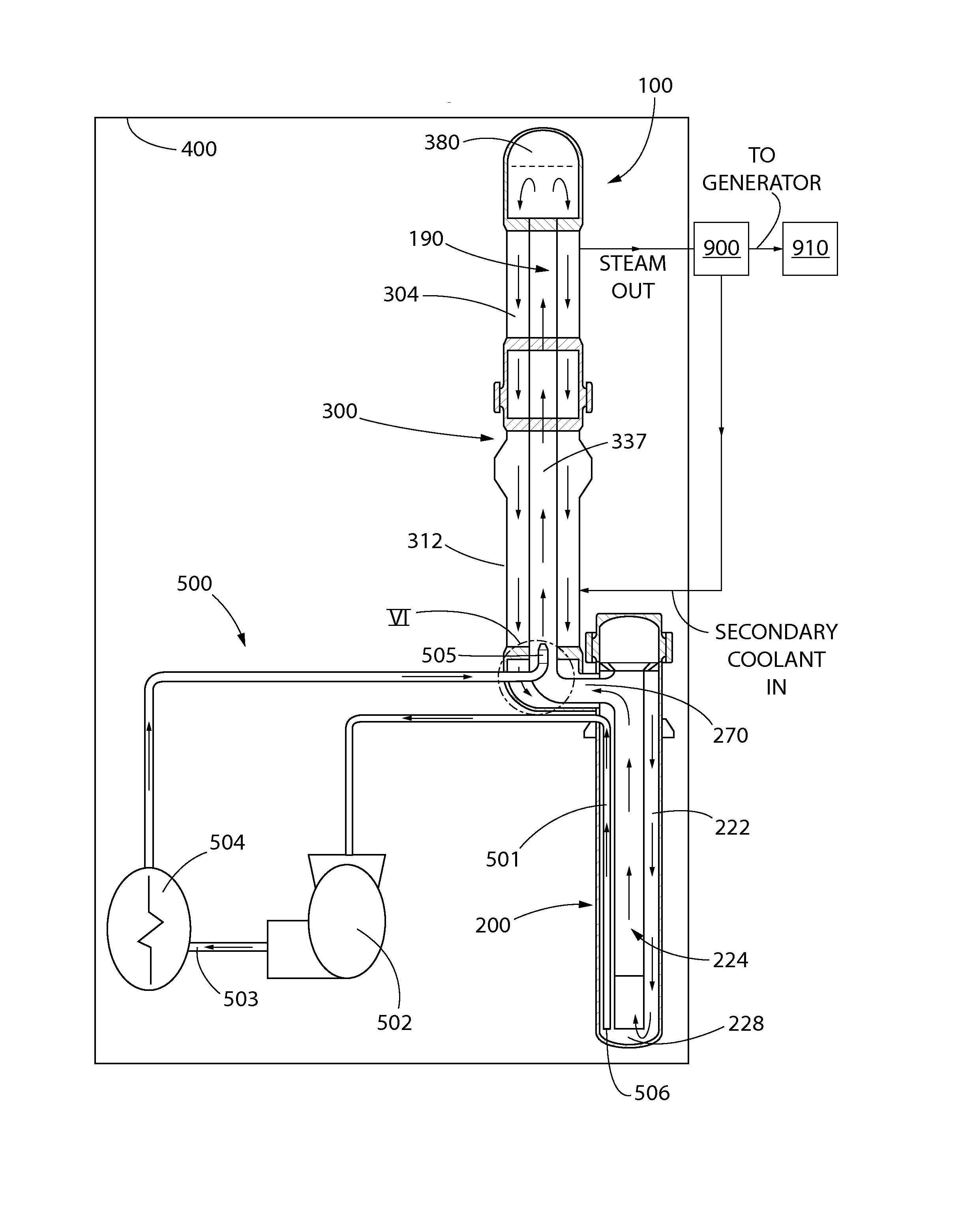 Shutdown system for a nuclear steam supply system