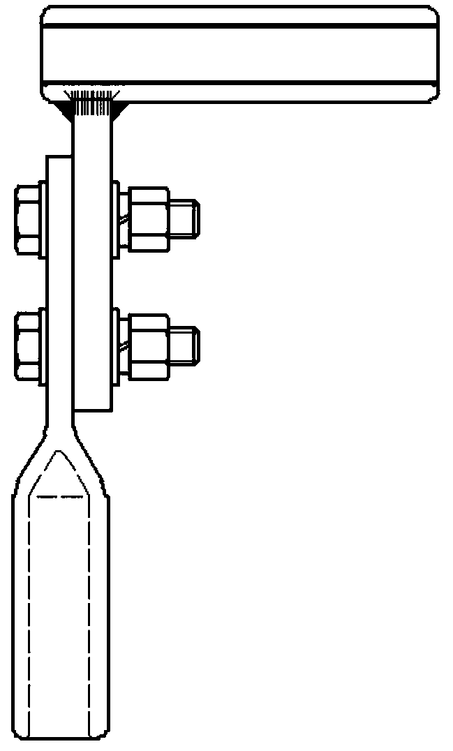 Novel pre-twisted reinforced T-shaped wire clamp capable of preventing wire breakage