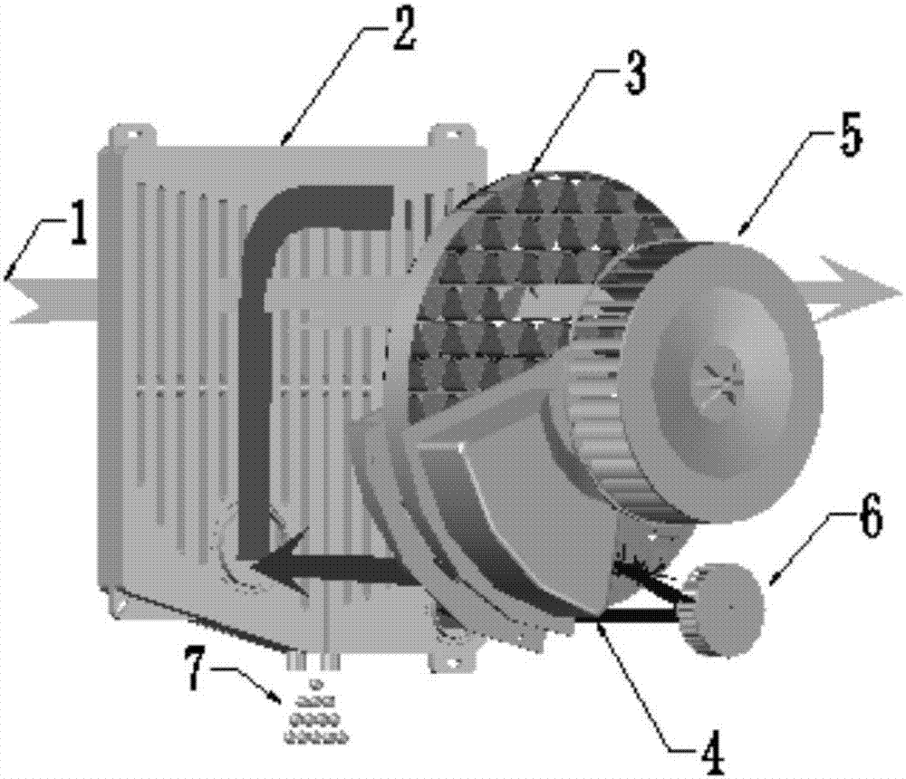 Dehumidification rotating wheel and preparation method thereof