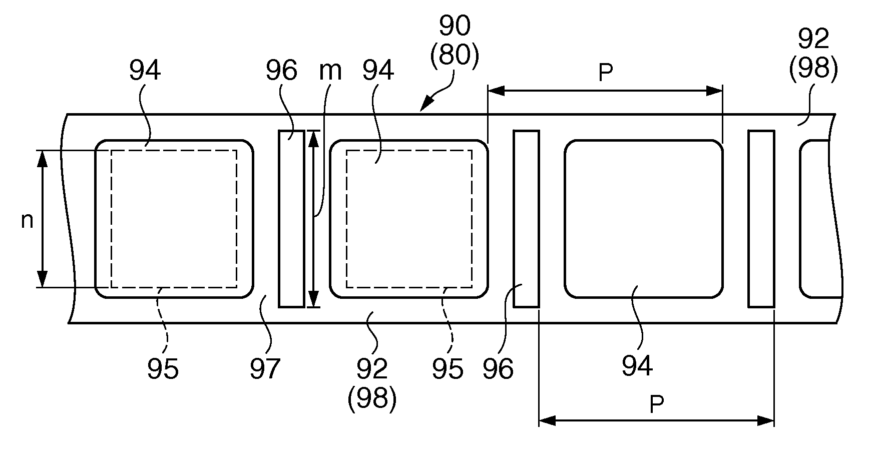 Paper used in an inkjet printer, inkjet printer, and preliminary ejection method for an inkjet printer