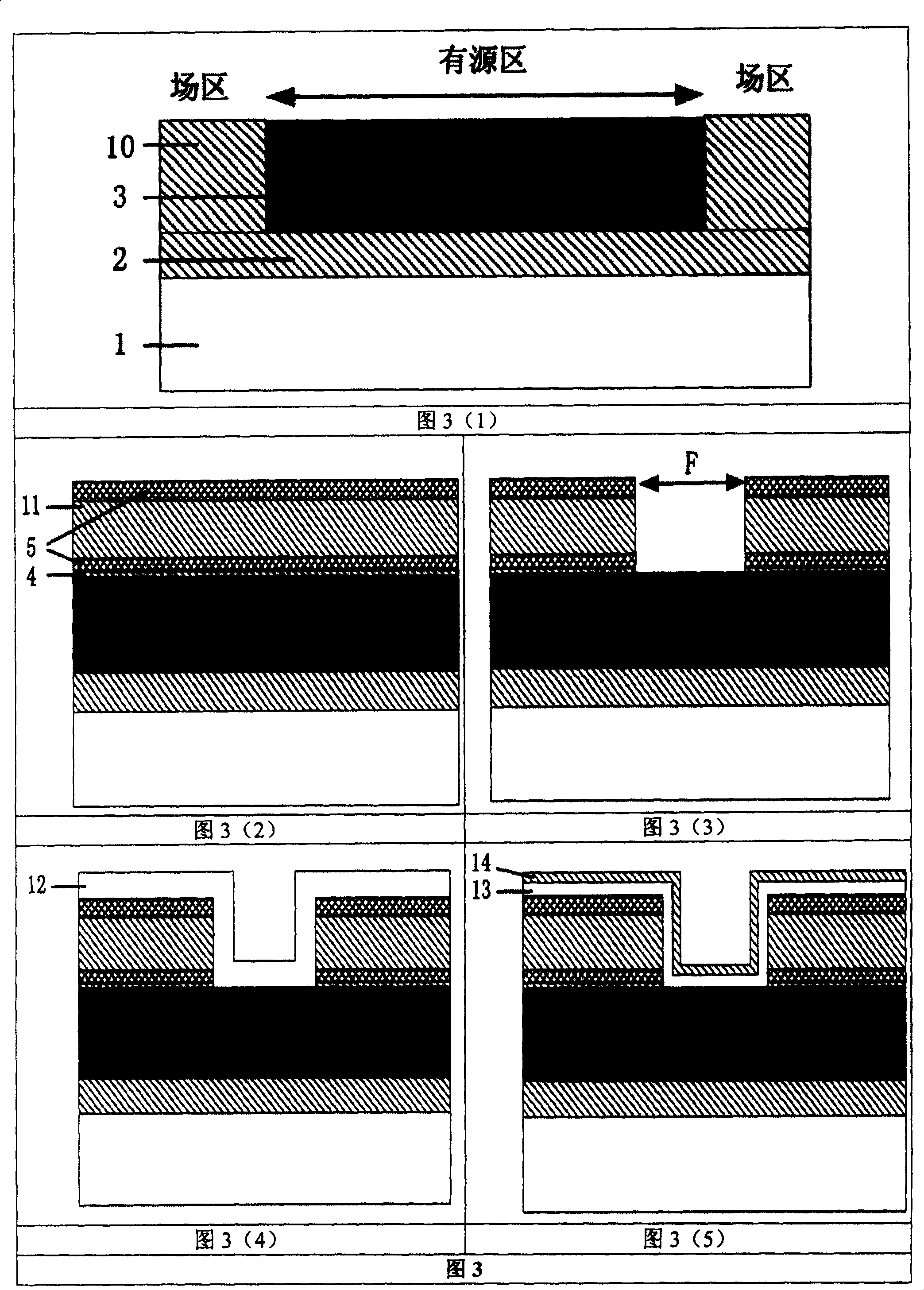 Double-grid vertical channel field effect transistor and its manufacturing method
