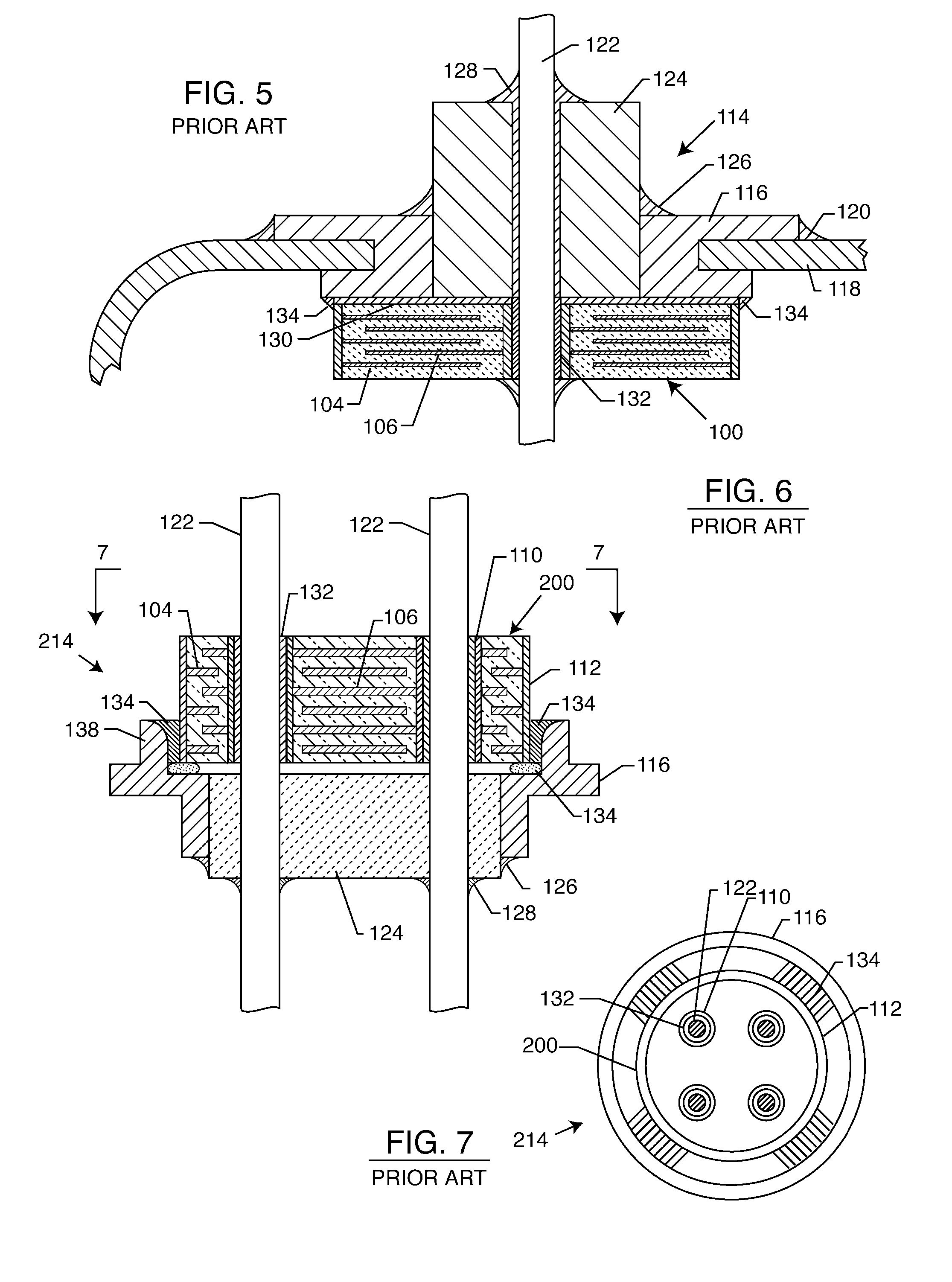 Hybrid spring contact system for EMI filtered hermetic seals for active implantable medical devices