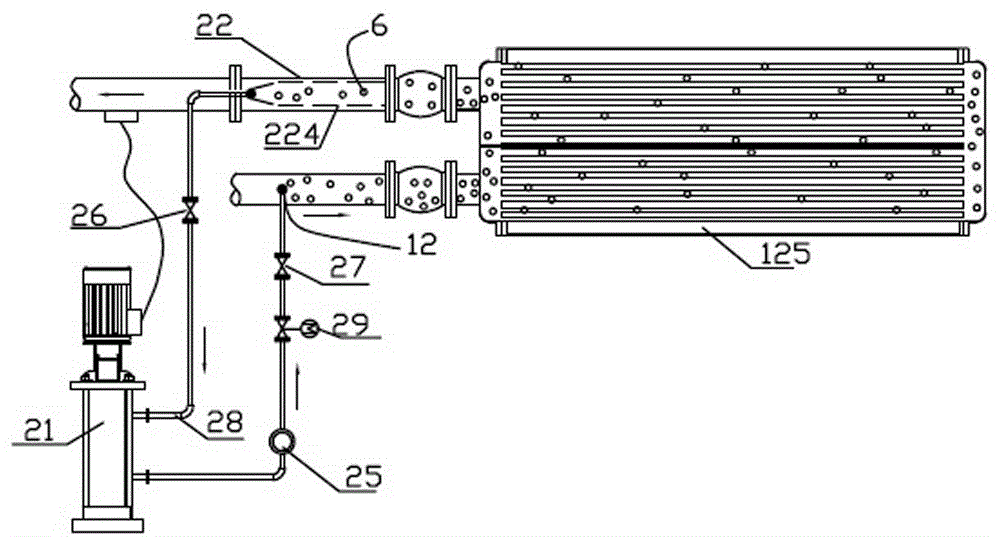 On-line cleaning system and cleaning method for central air-conditioning condenser