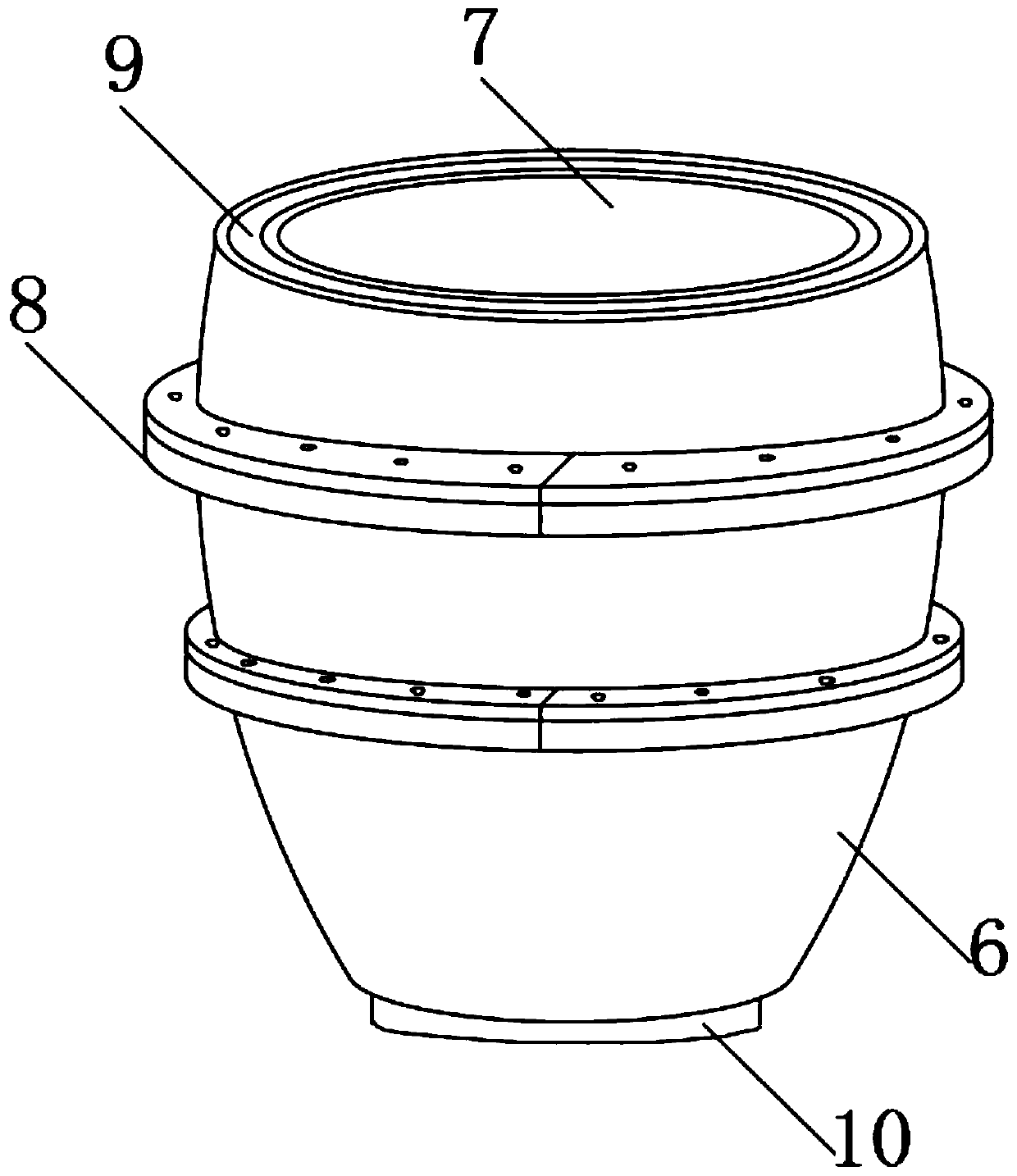 Multi-layer energy saving and environmental protection potted plant maintenance system and method