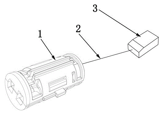 Vehicle-mounted microphone with casing adopting bi-color injection molding